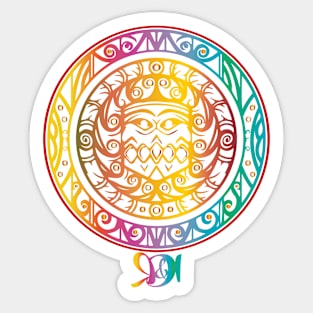 Aztec Evil Sticker